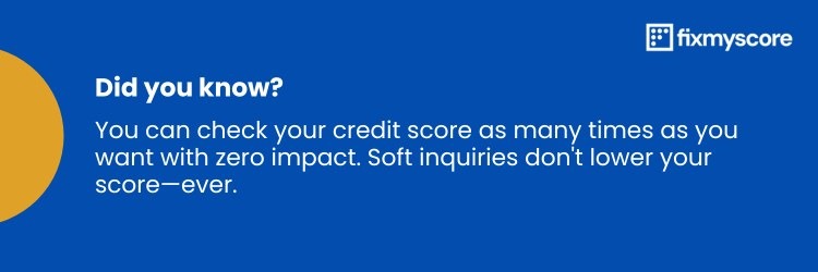 checking credit score lower it